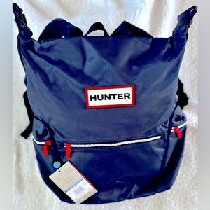NWT Hunter Original Topclip Backpack Nylon (Navy)